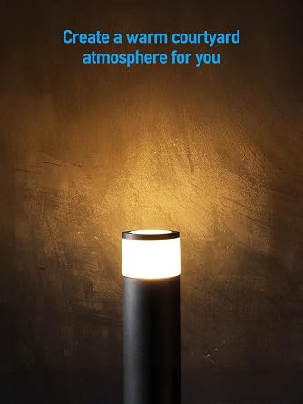 LEONLITE Low Voltage Path Lighting, 5W LED Landscape Bollard Pathway Light, Landscape Lights Outdoor for Yard, 3000K Warm White, Die-Cast Aluminum IP65 Waterproof, Pack of 4