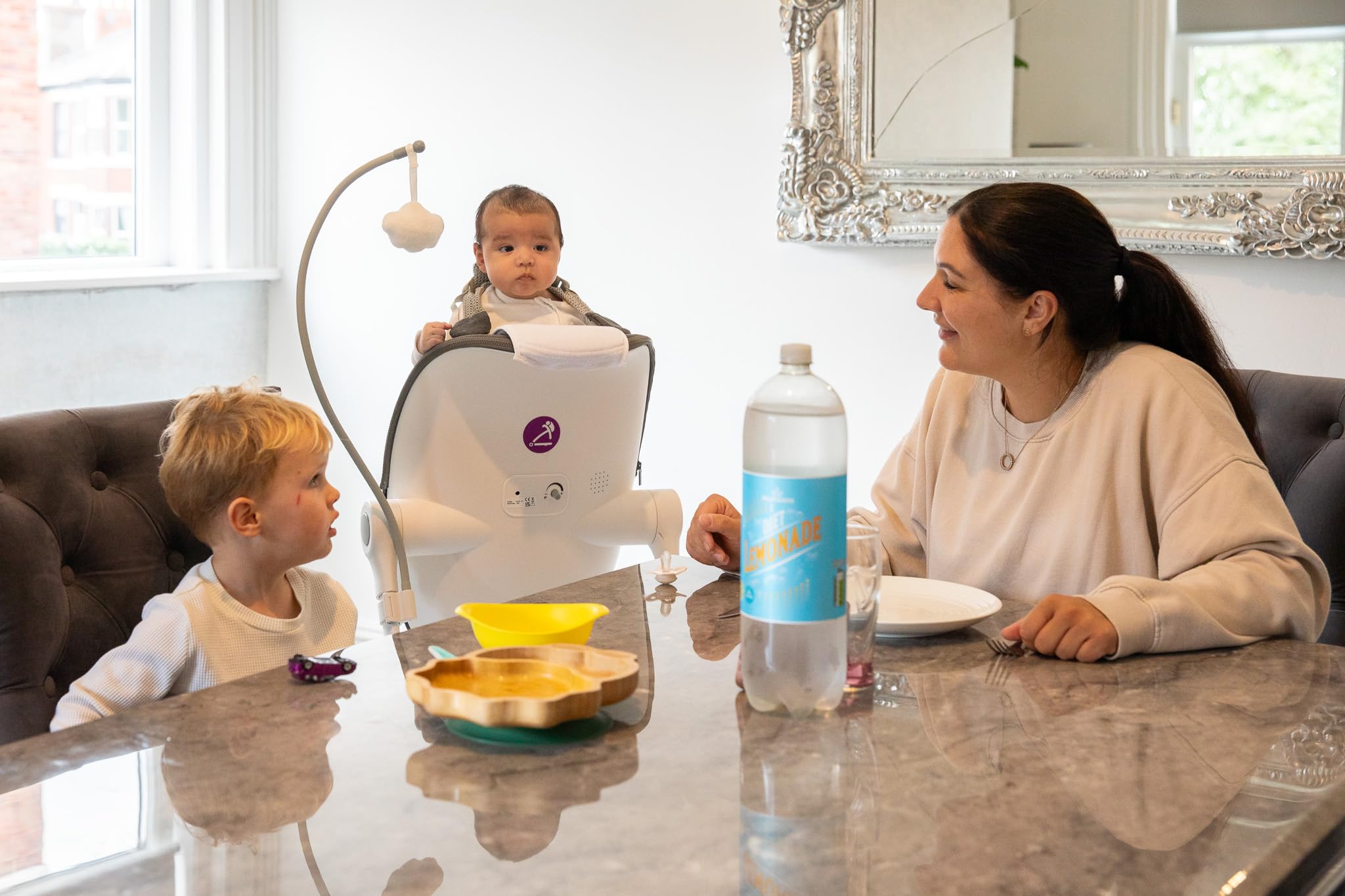 Seggiolino Antireflusso per Neonati | Sedia Upright per Reflusso e Coliche | Dalla Nascita ai 3 Anni | Seduta Regolabile a 70° Convertibile in Seggiolone