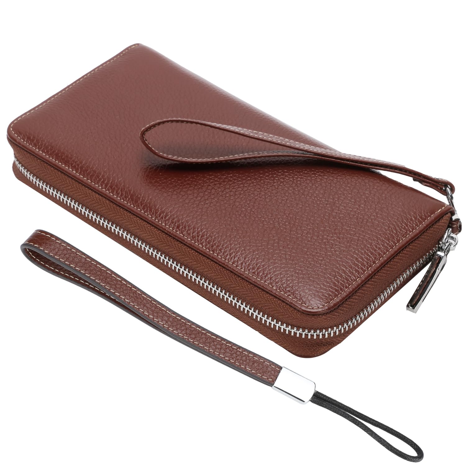 Lavemi Small Compact Women Wallet RFID Blocking Genuine Leather Bifold Purse with ID Windows