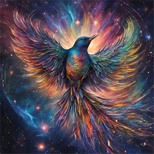 NEGHER Diamond Painting Kits for Adults, 5D Full Drill Diamond Art Hummingbirds Round Diamond Dots Gem Arts Suitable for Home Wall Decoration 12x12 in