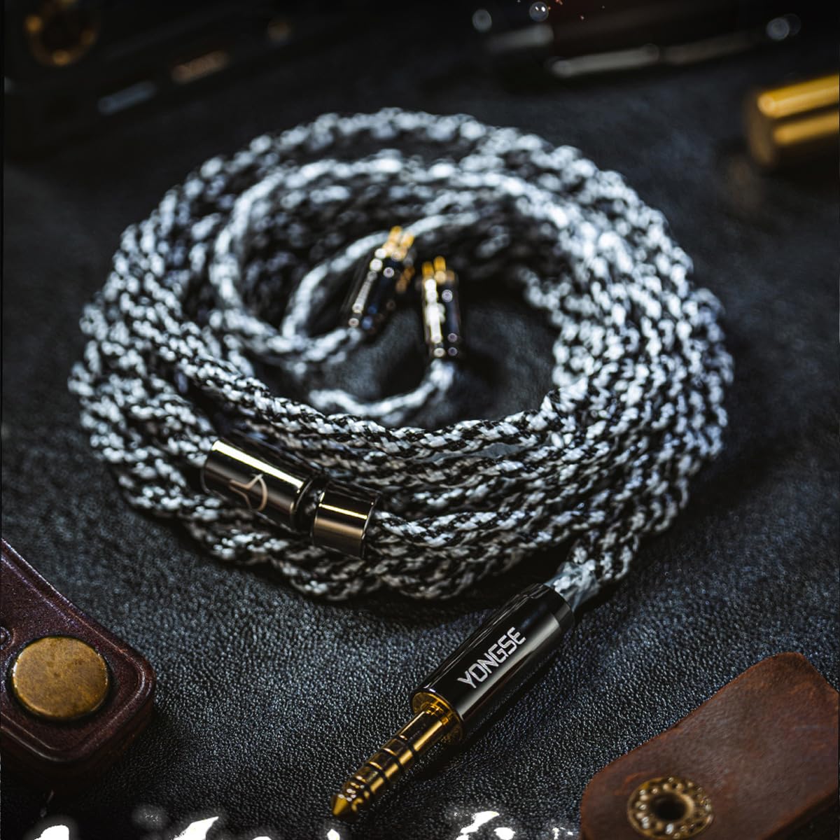 Amazon | Angelears Yongse YS101 6N銀メッキOCC 0.78 2pin 1.2m 4.4mm