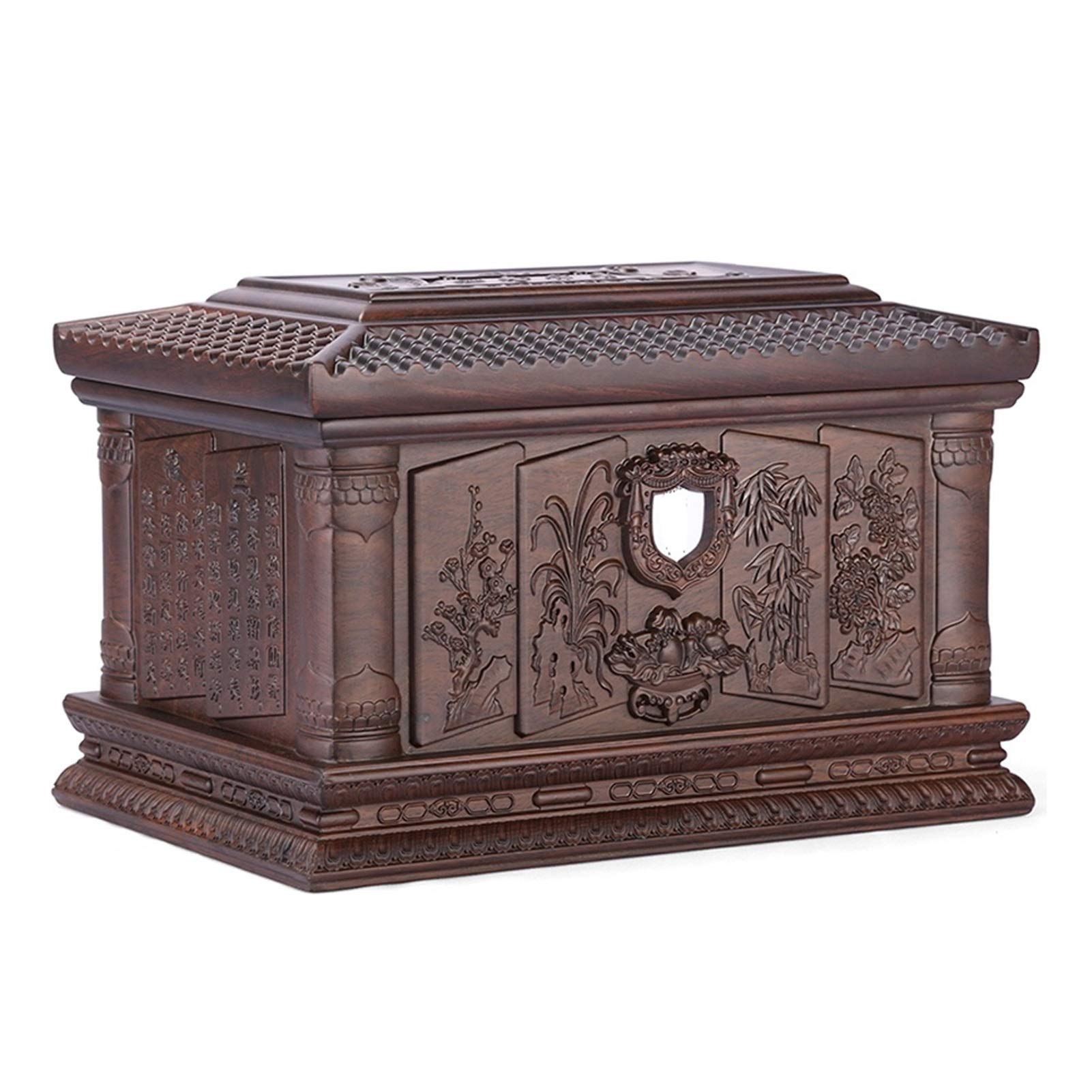 Cuscino di Sostegno, Urns for Human Ashes Forever Memory Box Woodcarving Bamboo And Plum Fine Texture