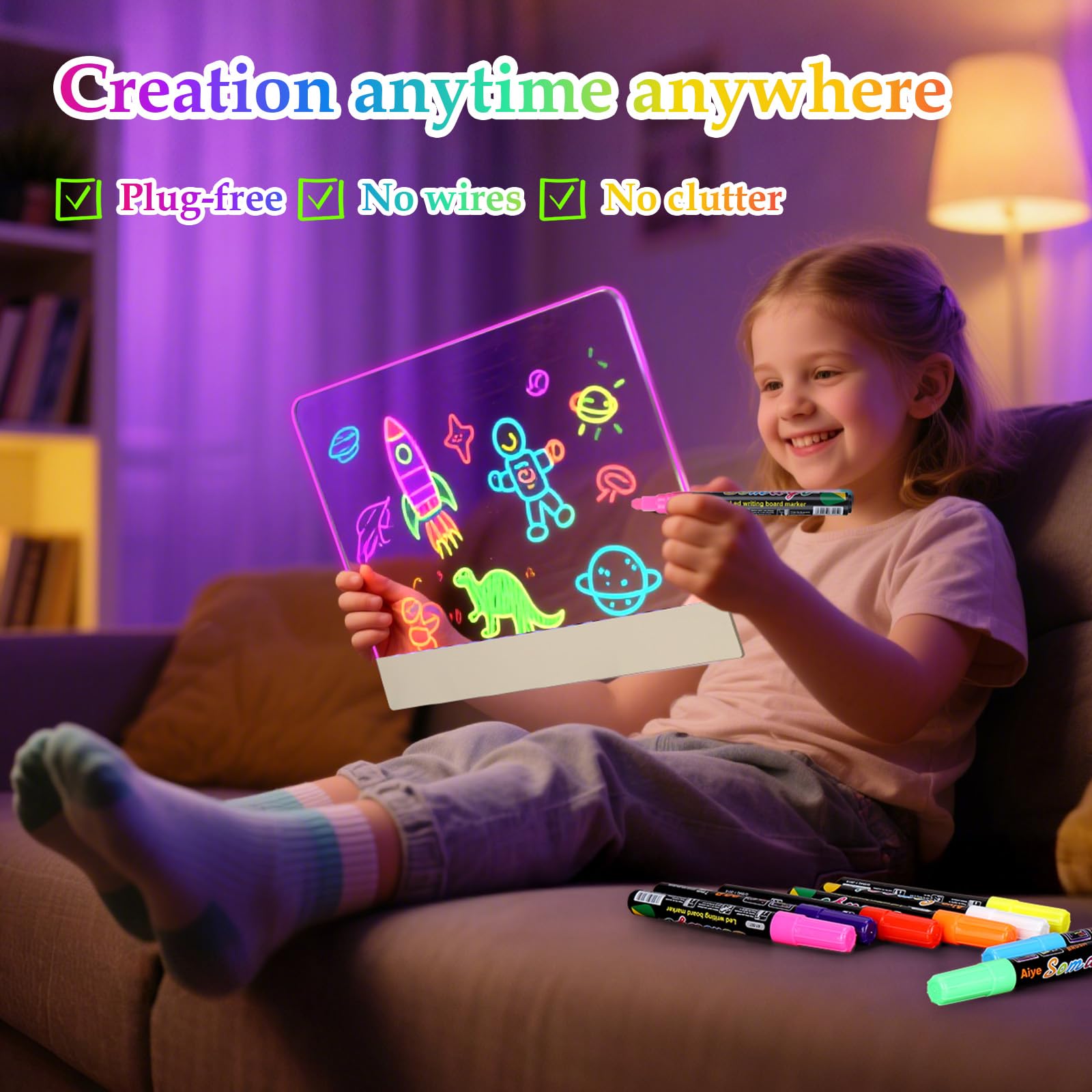 Best Selling Easter Gifts LED Easter Light Board With Dry Erase Surface ...