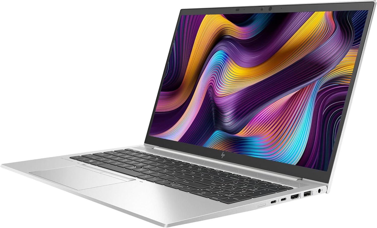 HP EliteBook 850 G8 Business Laptop Notebook 15,6" FHD, Intel Core i5-1145G7, 16 GB RAM, SSD da 512 GB, webcam, tastiera QWERTY USA, Windows 11 Pro (ricondizionato)
