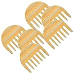 Giorgio G28 Detangling Comb, Pocket and Travel Comb for Thick Hair - Hair Detangler for Wet and Dry Everyday Care. Handmade, Saw-Cut, and Polished