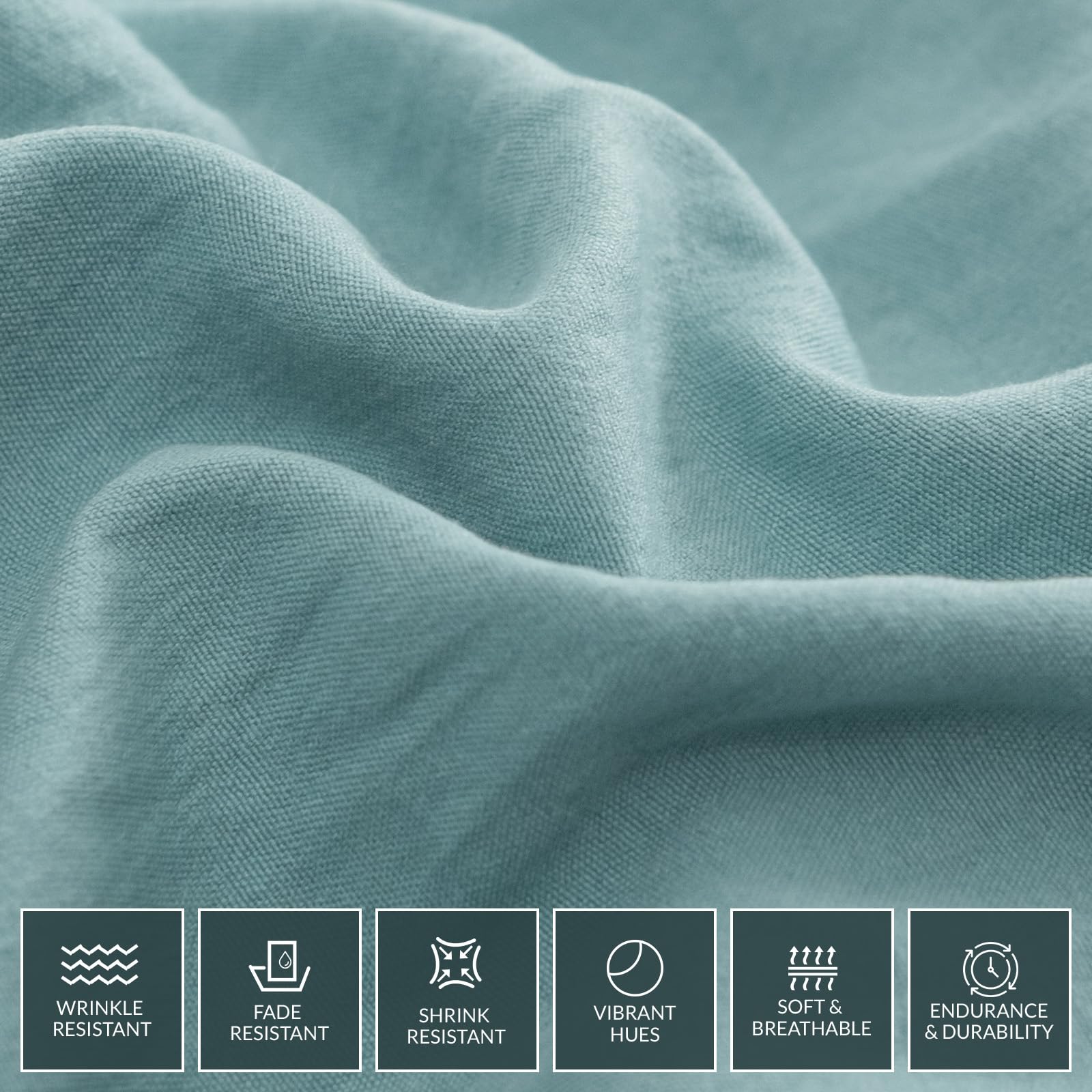 Pamposh Double Duvet Set, Pre-Washed Microfibre Bedding Set for Added Softness & Comfort - Image 8