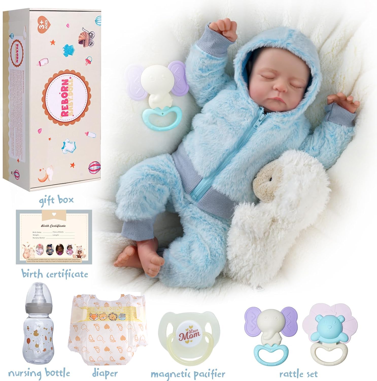 Amazon | BABESIDE リボーンベビードール ポーズ可能 リアルライフ