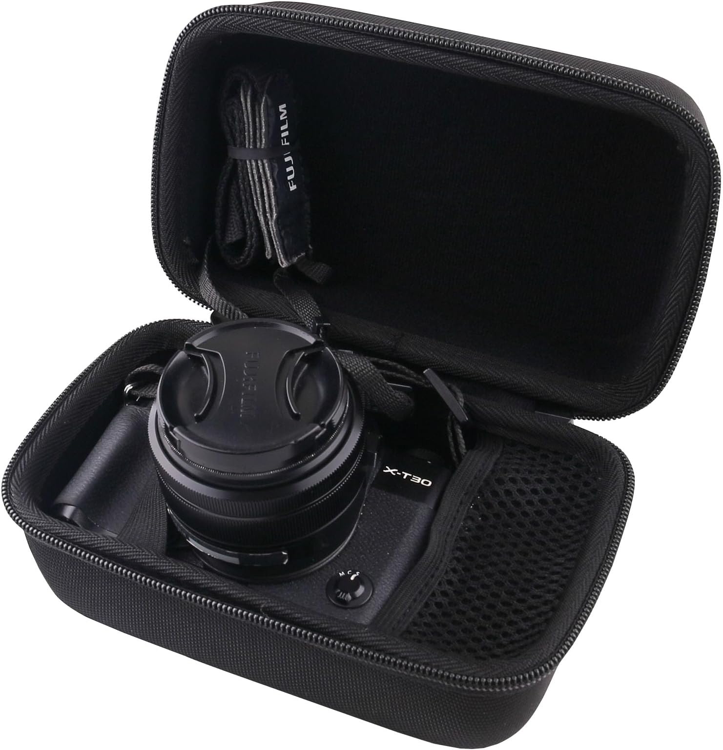 WERJIA Hard Carrying Case for Fujifilm X-T30 III/X-T30 II/X-T30 / X-T20 Mirrorless Digital Camera (Fits 15-45mm Lenses and XC 13-33mm Lens) (black)