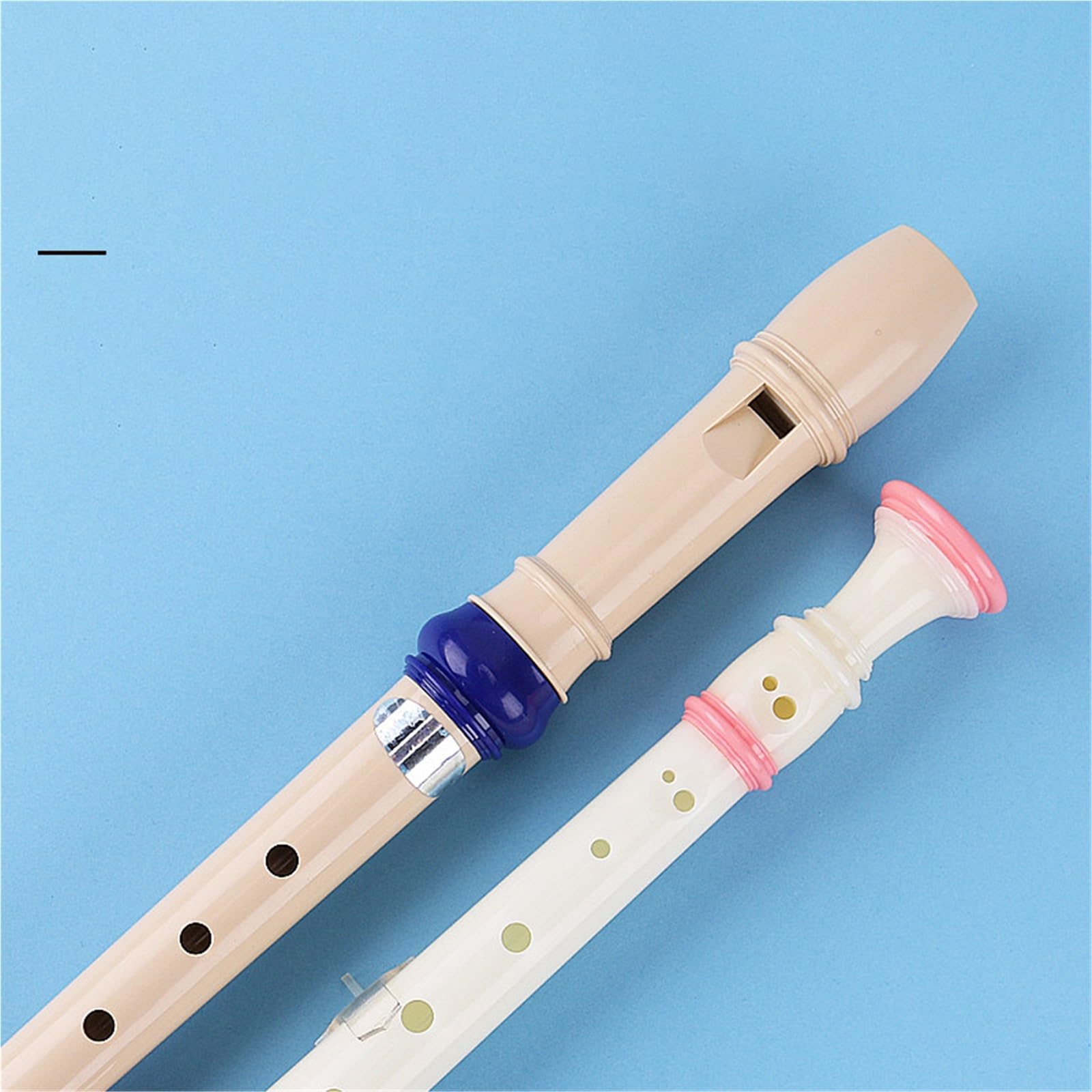 Flauto Dolce Soprano (diteggiatura Tedesca) Strumento A Fiato Per Principianti A 8 Fori Flauto Dolce Principianti(Blue)