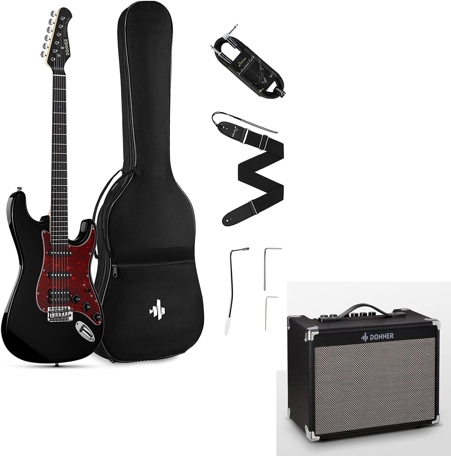 Donner 39 Inch Electric Guitar & Electric Guitar Amp 20W