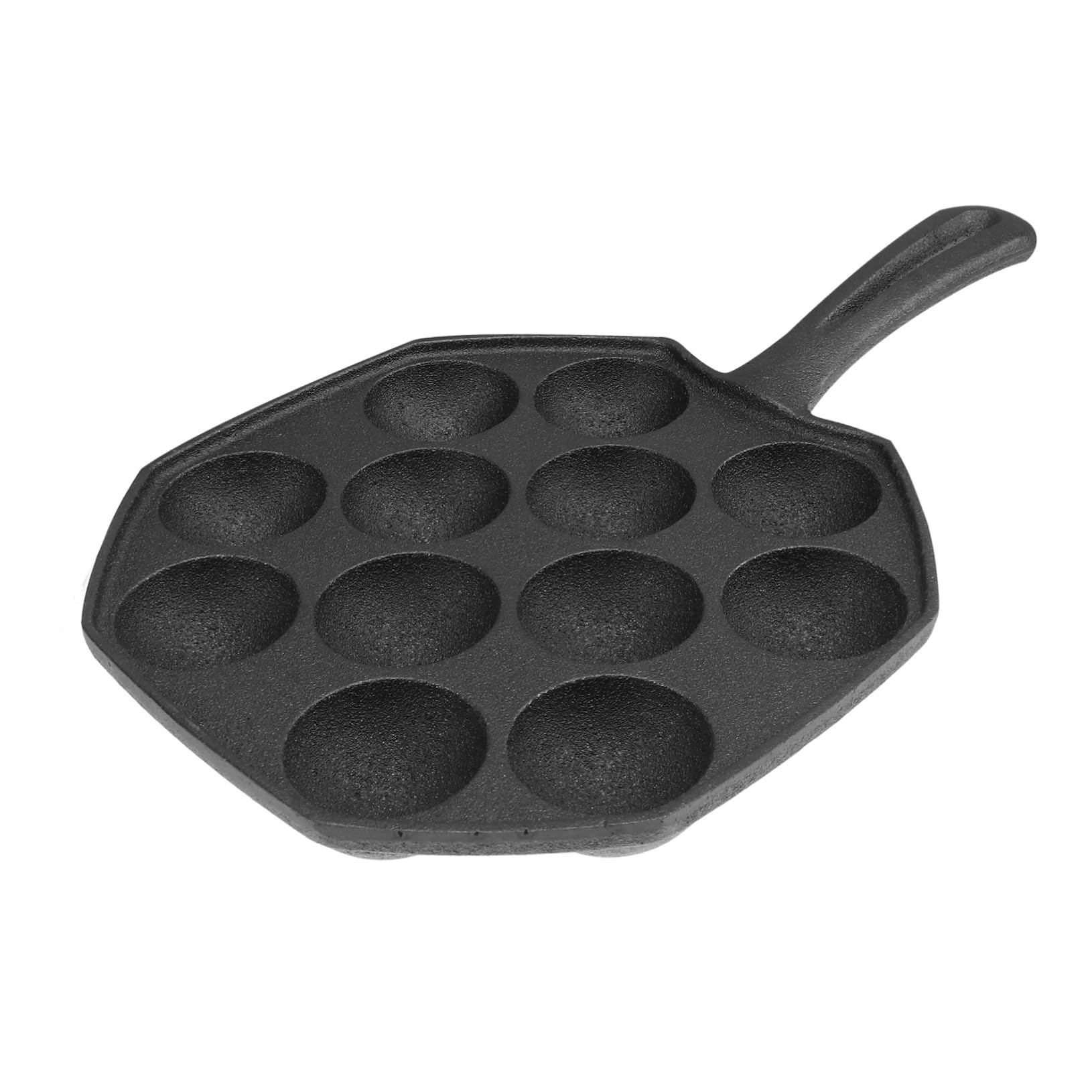 Poêle fonte cavités antiadhésive pour pancake farci et takoyaki japonais de cuisine