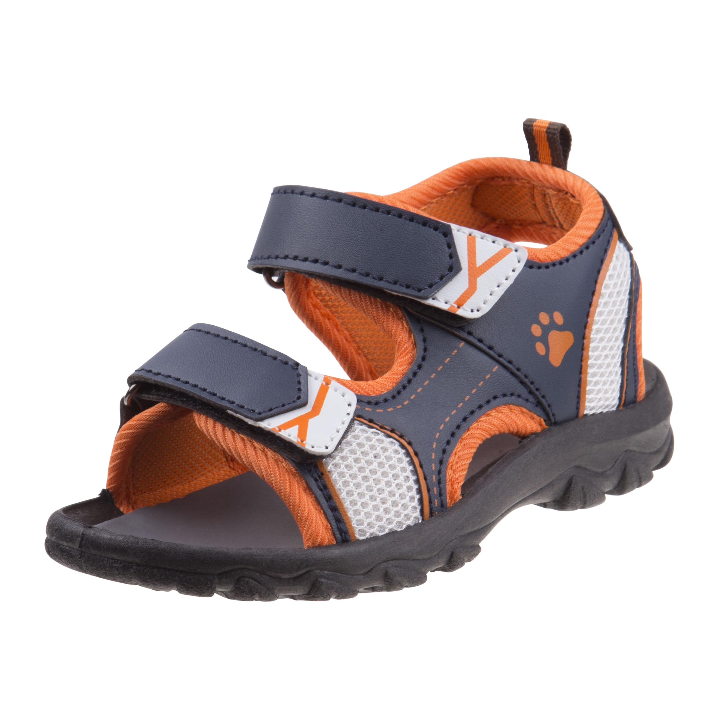 Rugged Bear Kids Boys Girls Open-Toe Outdoor Sport Water Sandals - beach pool slide adjustable strap shoes athletic summer (Toddler/Little Kid/Big Kid)