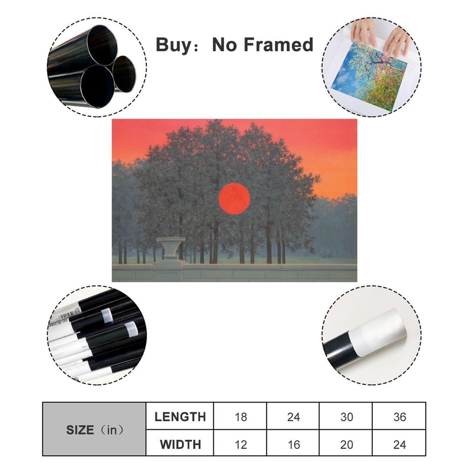 WCYB Plakat Vintage Bankiet Nerki Magritte Realizm Kubizm Renesans Surrealizm Nadruki Plakat na płótnie Deco Obrazy Ścienne Do Biura Salonu