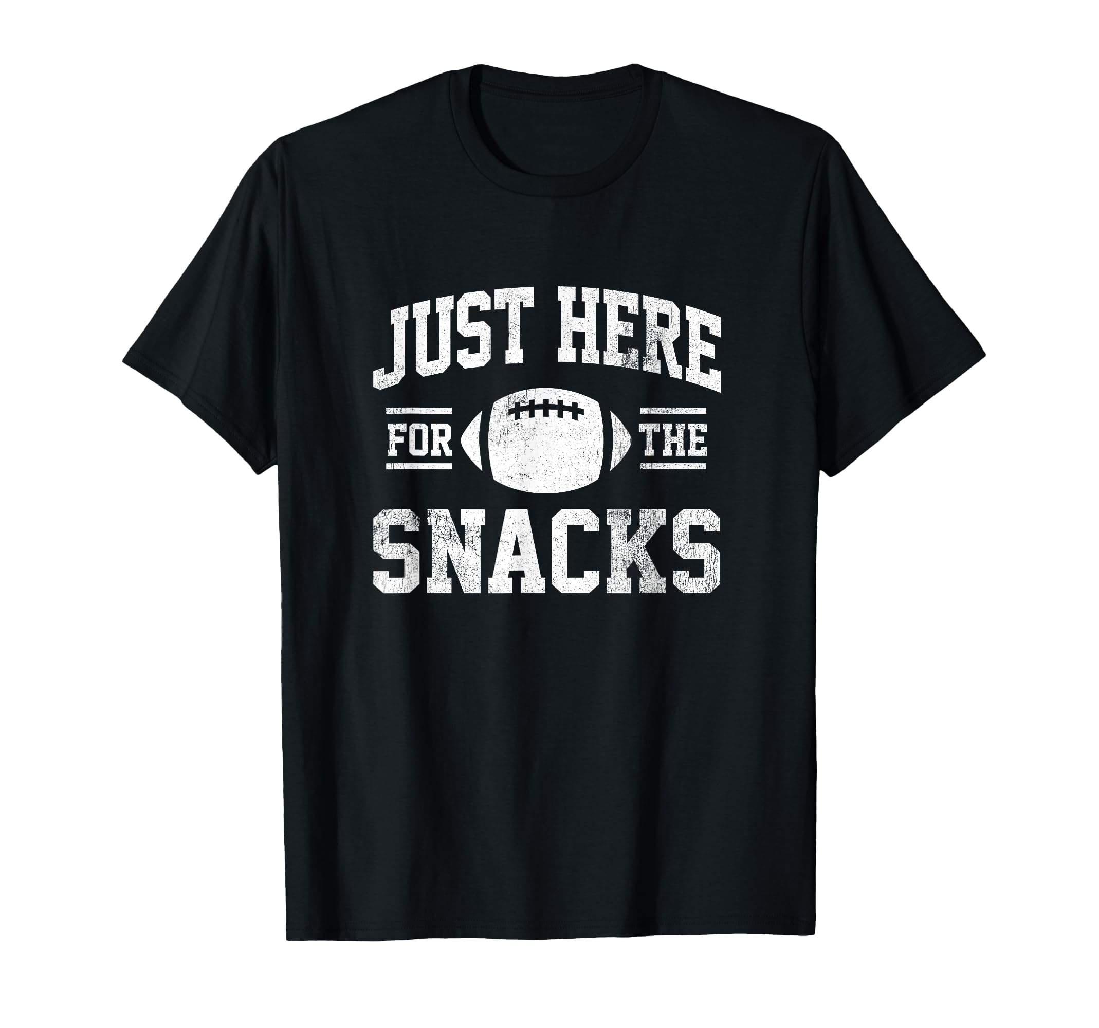 Just Here for the Snacks Football Party Funny Saying ...