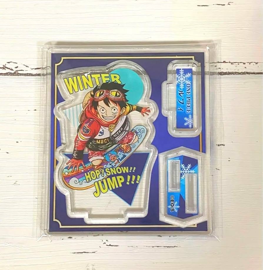 ワンピース　ルフィ　アクリルフィギュアコレクション　冬 冒険Ver Amazon | ルフィ アクリルスタンド ジャンプ アクリルフィギュア