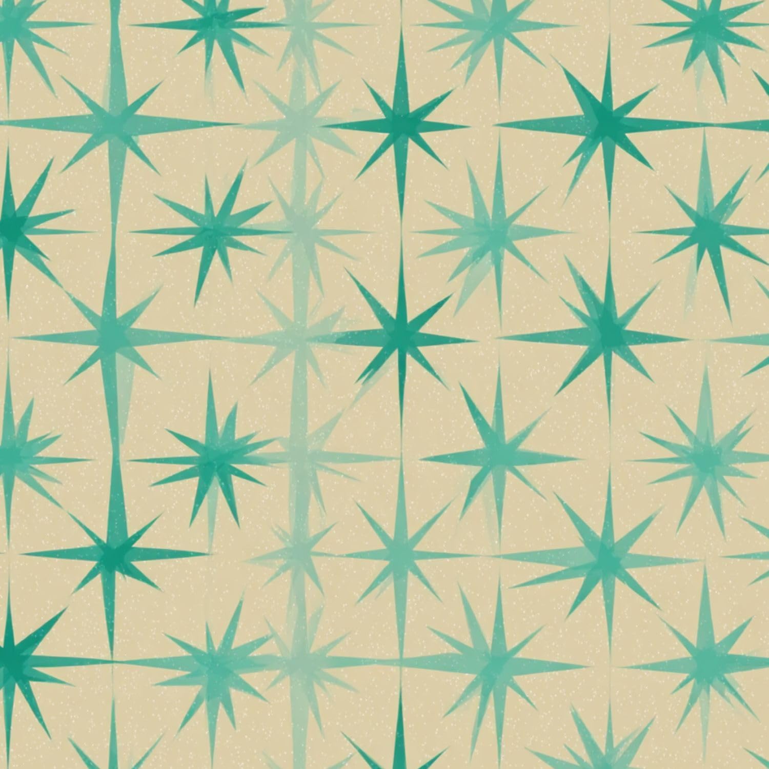 Deruinvaio Color2 Self Adhesive Feature Removable Mid Century Modern Starburst Blue Peel And Stick Vinyl Wallpaper Roll, Sticky Lining Paper For Bedroom, Living Room, Kitchen Walls