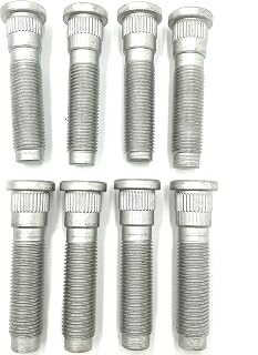 BRGMAX Set of 8 Wheel Stud Silver Metal Compatible with Mopar Ram 2500 3500 6509866Aa 19B2069