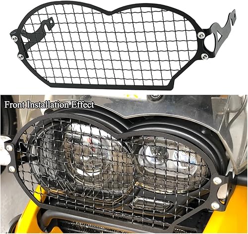 Miniatura 2 de Headlight Protector Guard Cover R 1200 GS OC Fit for BMW R1200GSA R1200GS Adv 2004-2008-2011 2012 Motorcycle Steel Headlight Guard Cover Grill