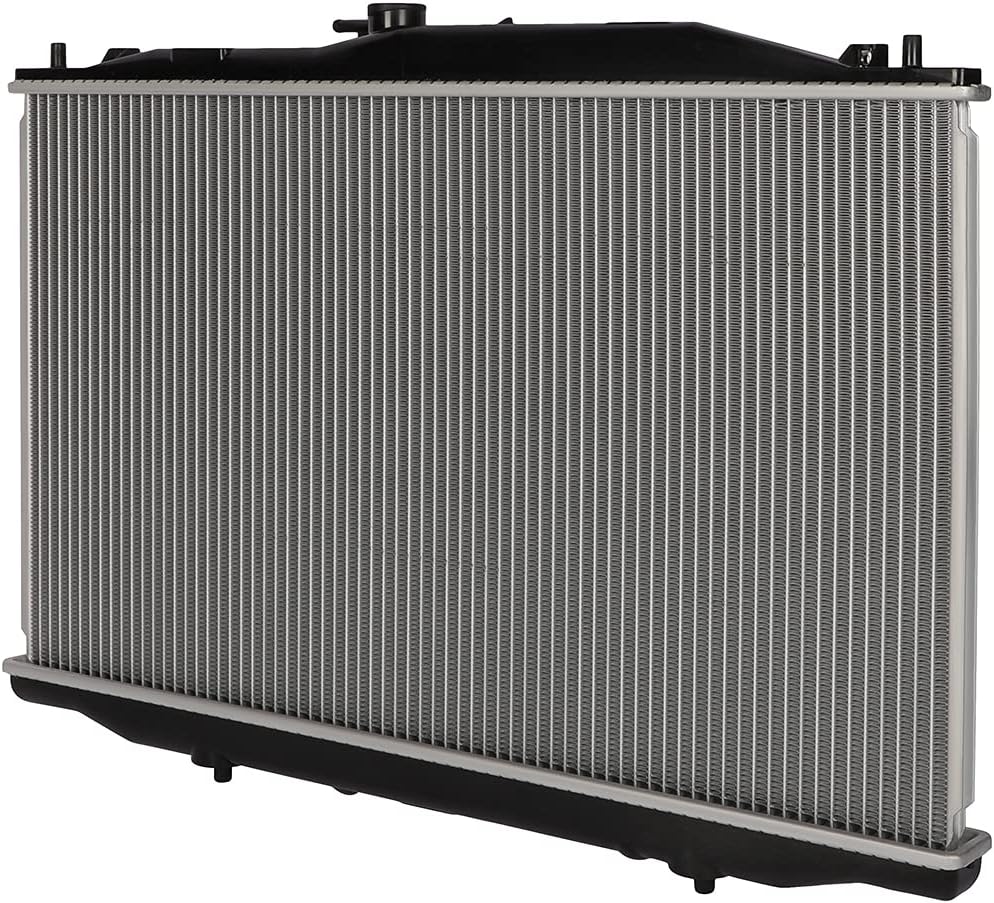 ASAPE 2680 Radiator and 3295 Condenser Engine Replace Kit Fit for Acura TSX 2004-2008 (Aluminum) - Set of 2