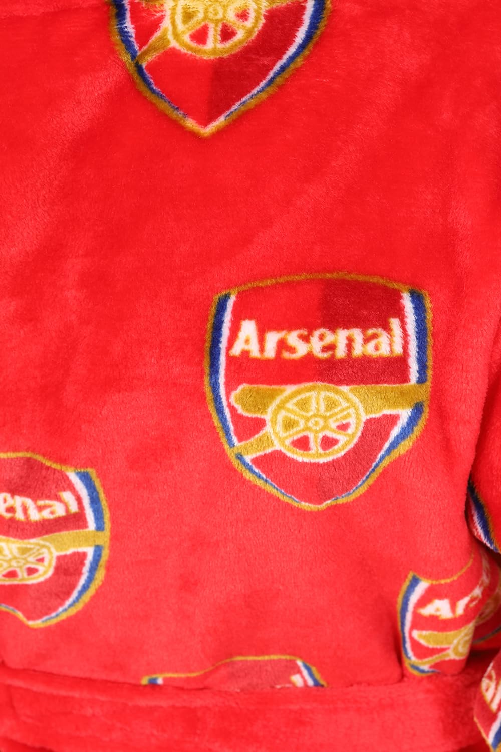 Arsenal F.C. Accappatoio ufficiale in pile con cappuccio per bambini
