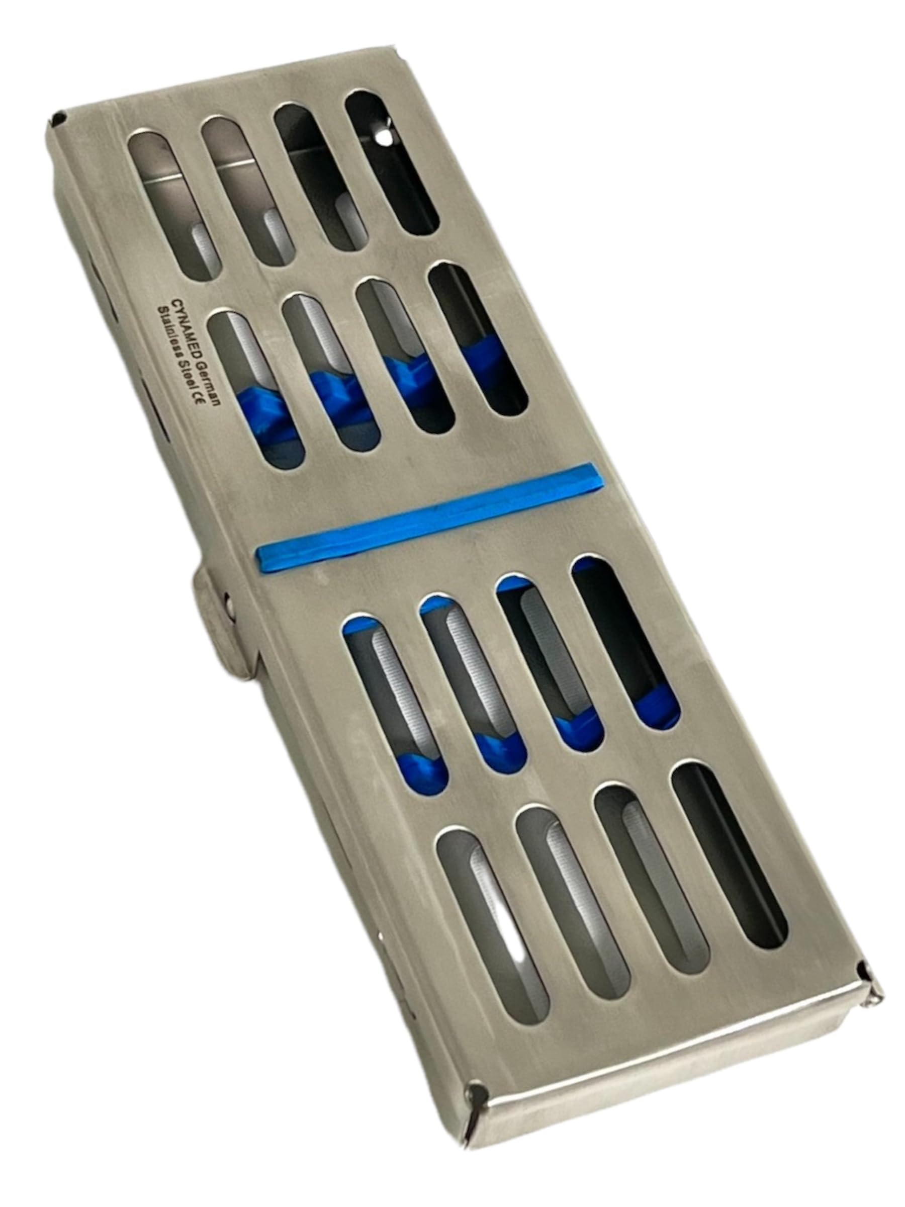 3 Count - Dental Instrument Sterilization Boxes with Silicone Inserts for 5 Instruments Size 7