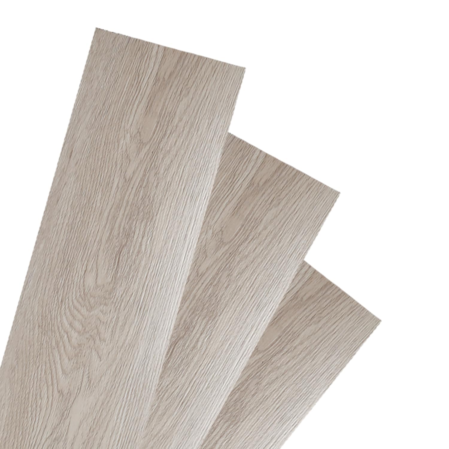 Herrselsam Revestimiento de suelo de PVC, autoadhesivo, 35 azulejos, aprox. 5 m², laminado de vinilo, antideslizante, impermeable, cortable, aspecto de azulejos, 91,5 cm x 15,2 cm de grosor, 1,5 mm