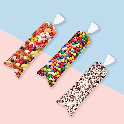 Miniatura 8 de LOMIMOS 200 bolsas para hacer paletas de hielo, bolsas desechables de plástico para paletas de hielo con embudo para adultos y niños, para hacer