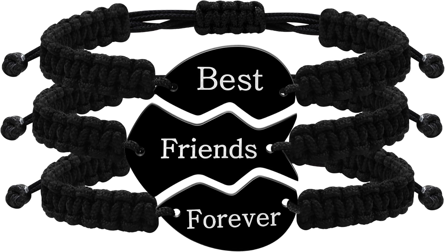 Amazon.com: JunyiDIY 3-Piece Heart Puzzle Bracelet Set for Men