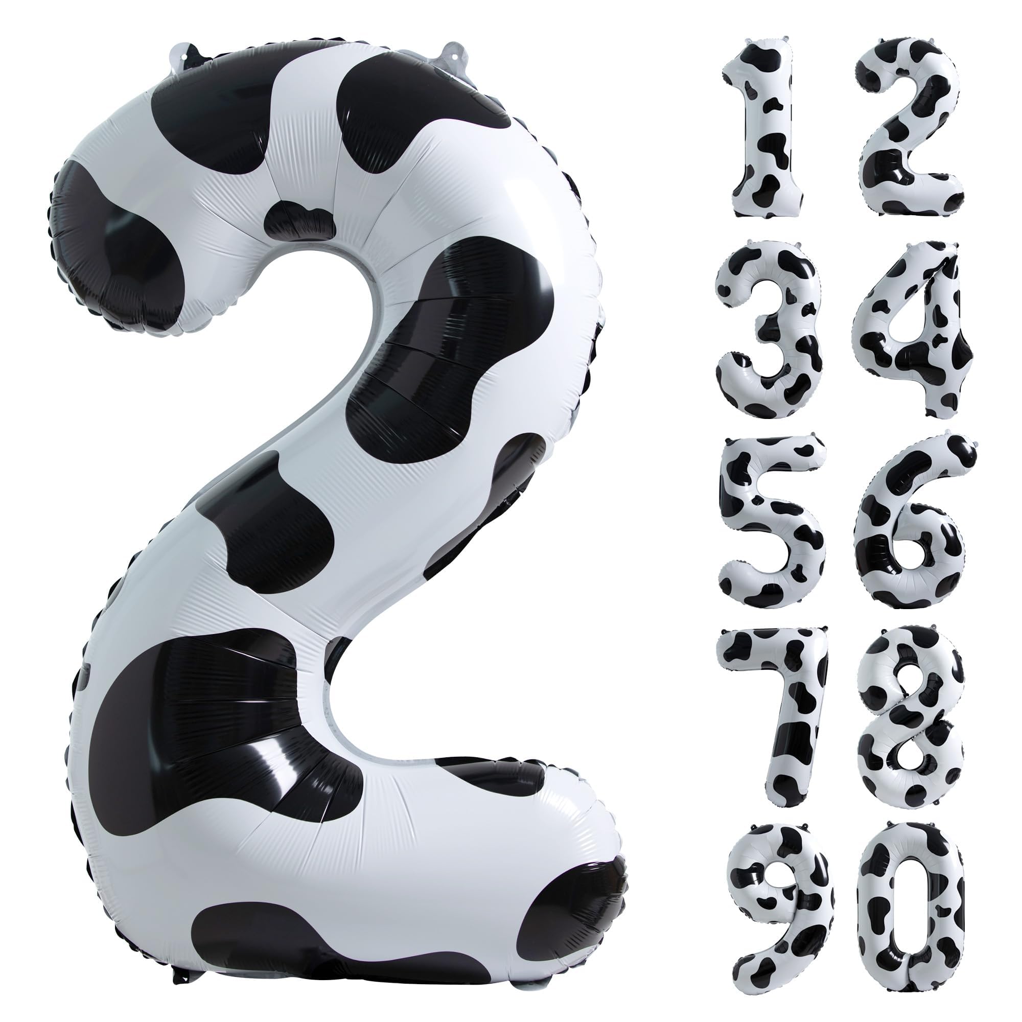Red 0 balloon 40 Inch Giant Helium Foil Number 0 to 9 Red Balloon Birthday Wedding Party Digital Decorations (Number 0) — view 601