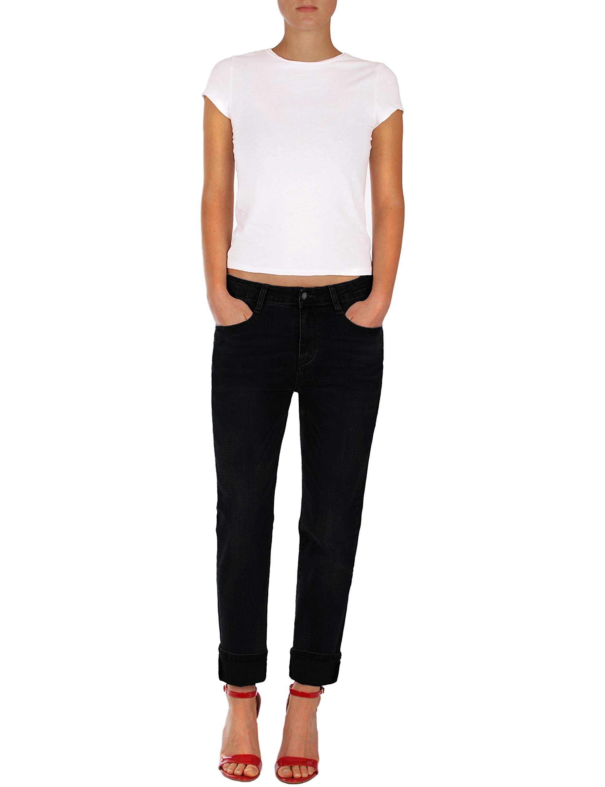 Fraternel Pantalones Vaqueros Mujer Boyfriend