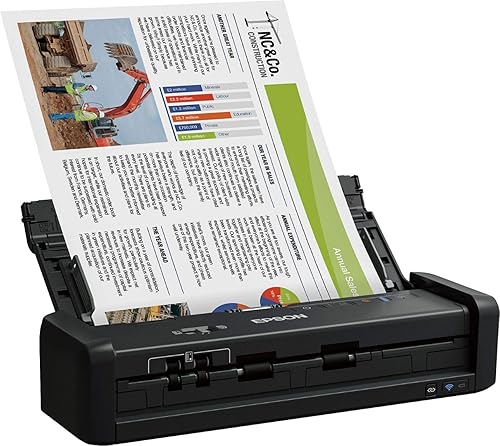 Miniatura 9 de Epson - Escáner de documentos portátil inalámbrico a color Workforce de Epson