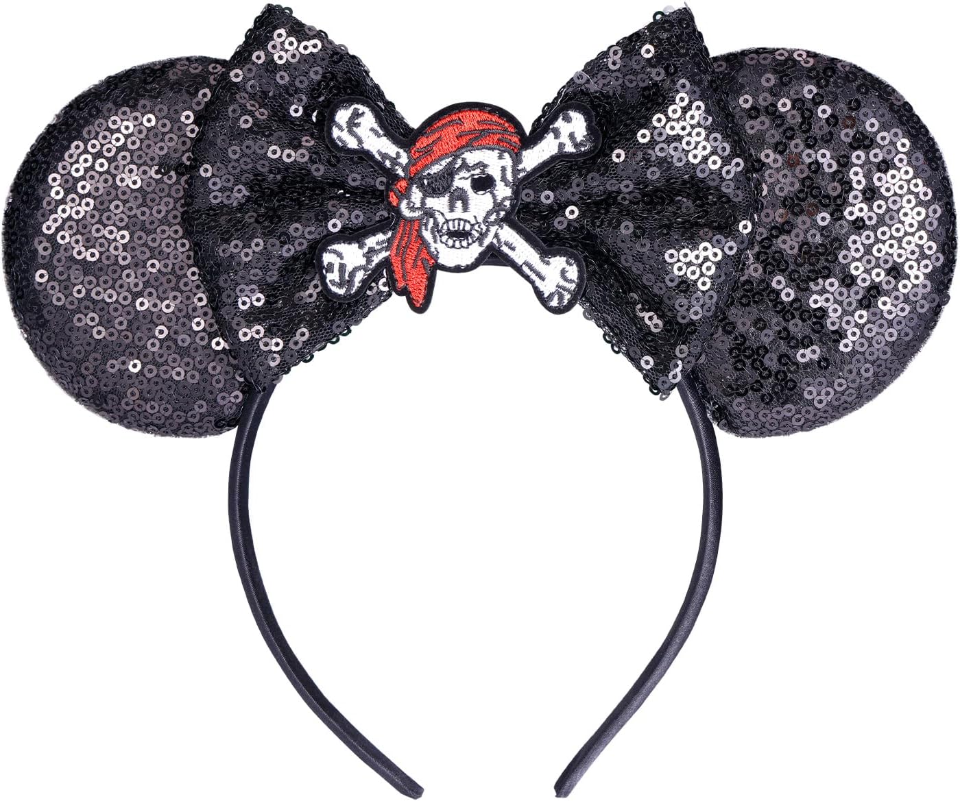 Pirate-Accessories Women Costume Mouse Ears Headband Bow Men Cosplay Party