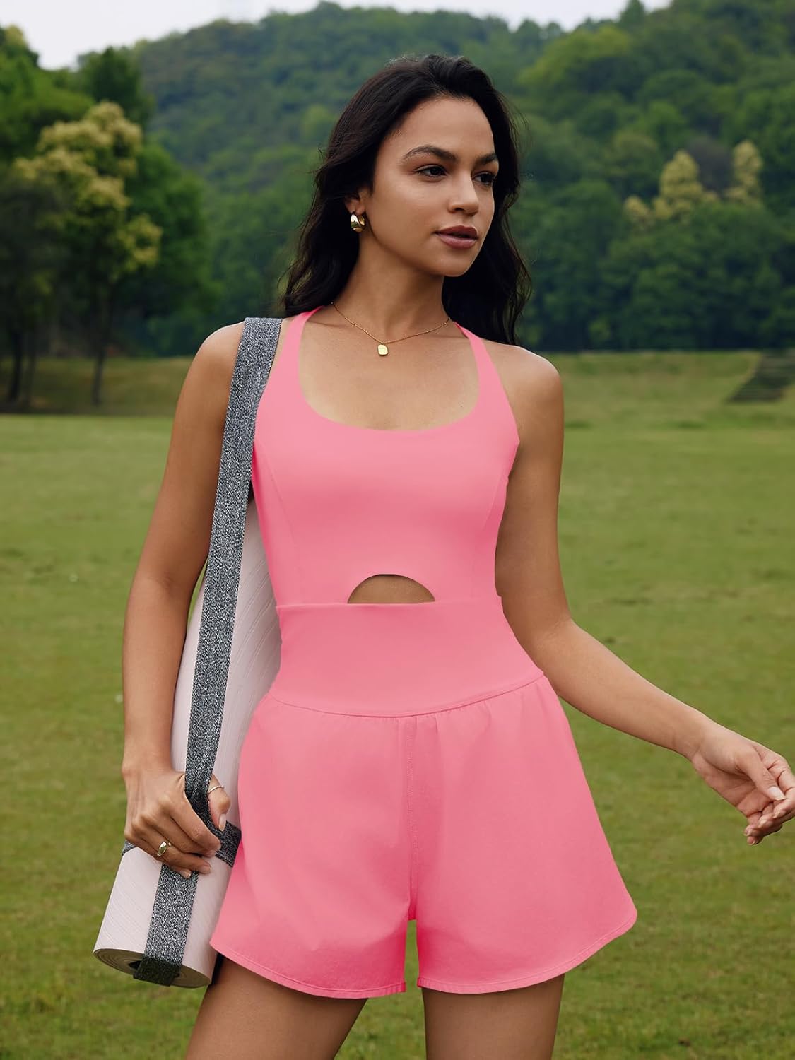 SENSERISE Womens Workout Rompers Athletic Romper Running Onesie One Piece Exercise Jumpsuits Gym Yoga Outfits - Image 3