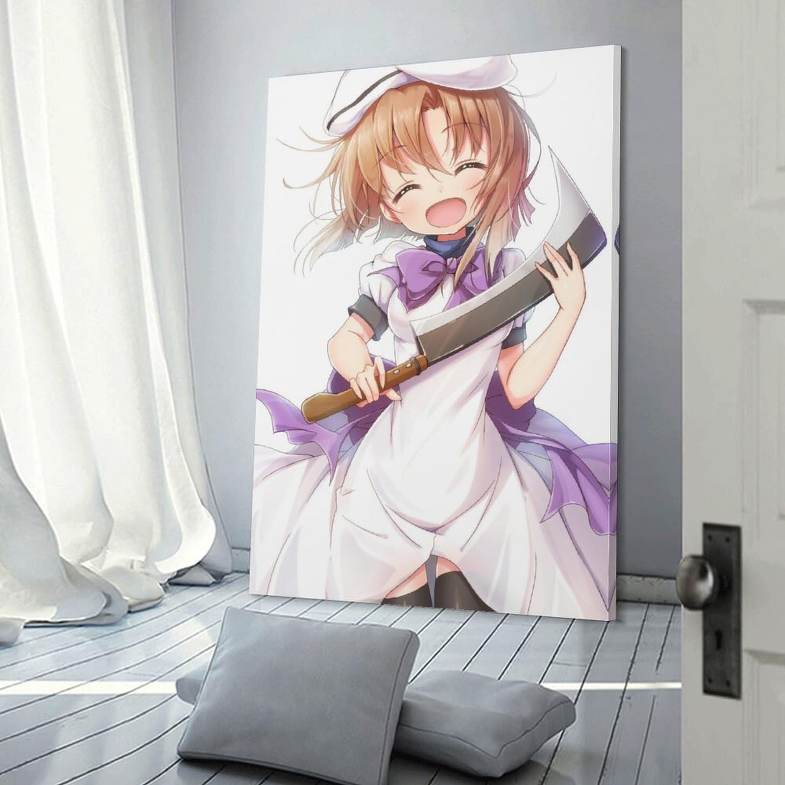 Amazon.co.jp: 絵画 壁掛け 竜宮レナ ひぐらしのなく頃に インテリア