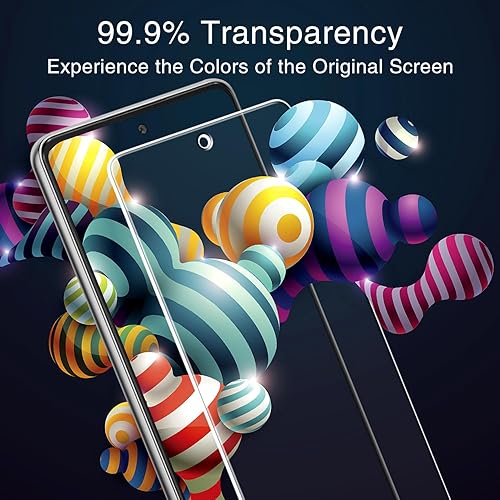 Miniatura 5 de KAREEN [Paquete de 2] Protector de pantalla para Samsung Galaxy A53 5G, vidrio templado, compatible con desbloqueo de huellas dactilares,
