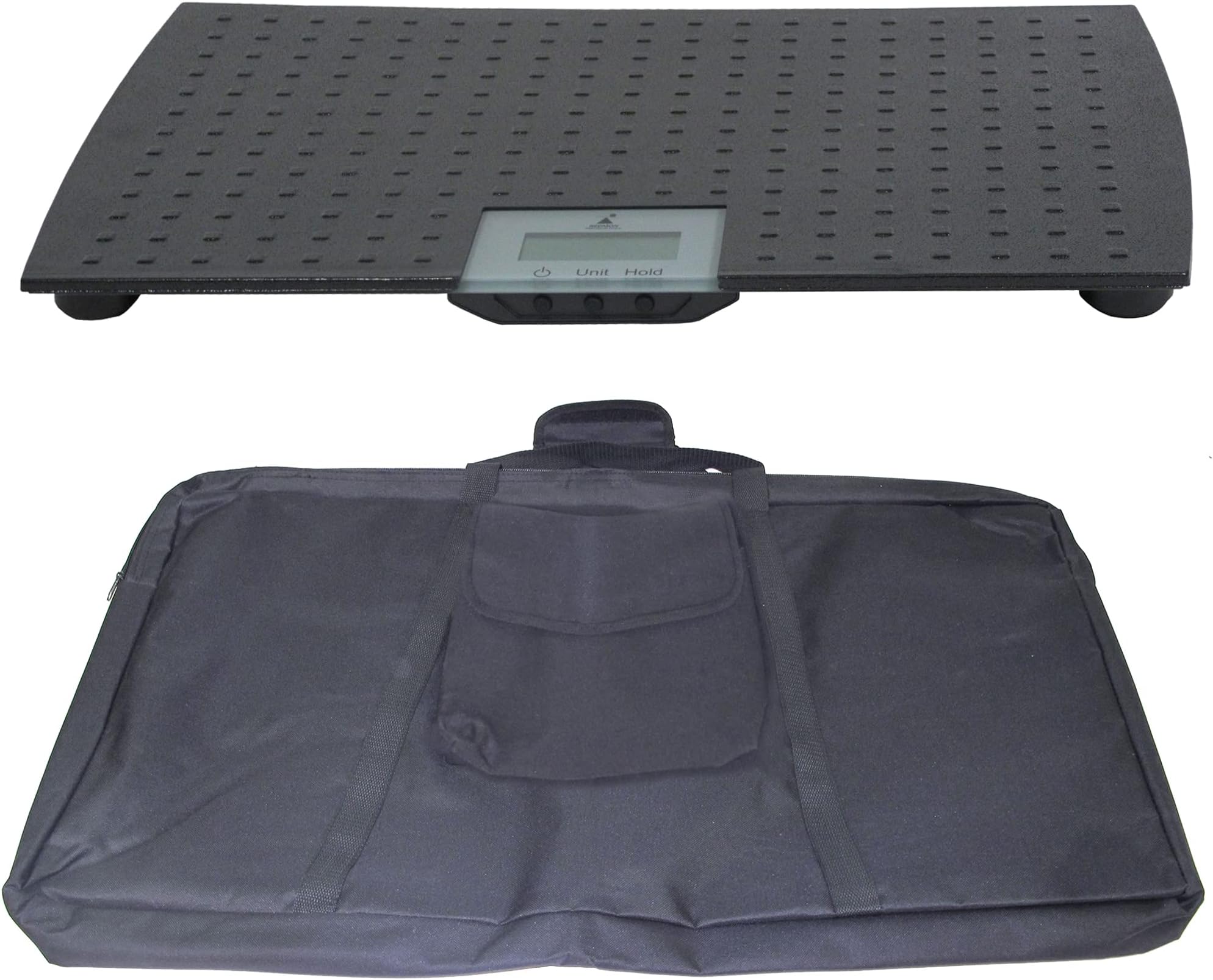 Redmon Pet Partners Digital Non-Skid Rubber Pet Weight Scale with Polyester Carrier Tote Bag