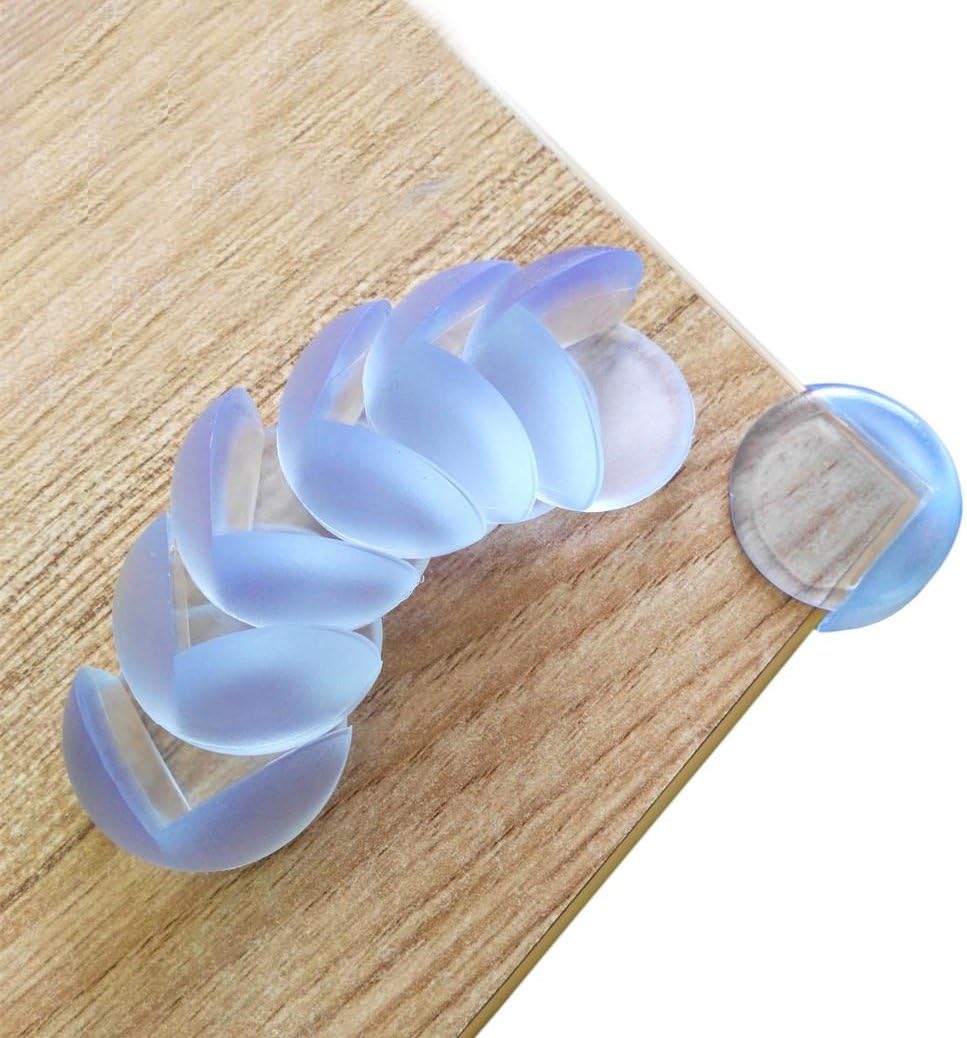 8-pack Baby guards MEDICAL GRADE from Paris Babyhome-Clear Furniture Corner Protectors-Child Proof Corner Safety Bumpers-Baby Proofing Corner Guards- Safety Table Corner Cushion