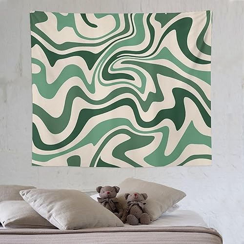 Miniatura 30 de Tapiz floral retro de los años 60 y 70, diseño hippie de primavera Groovy Flower Power Flower Boho para colgar en la pared, arte neutro para Hippie