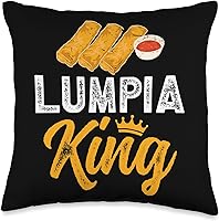 Vista 1 de Lumpia King Lumpia Maker Lumpia Lover - Almohada filipina Lumpia