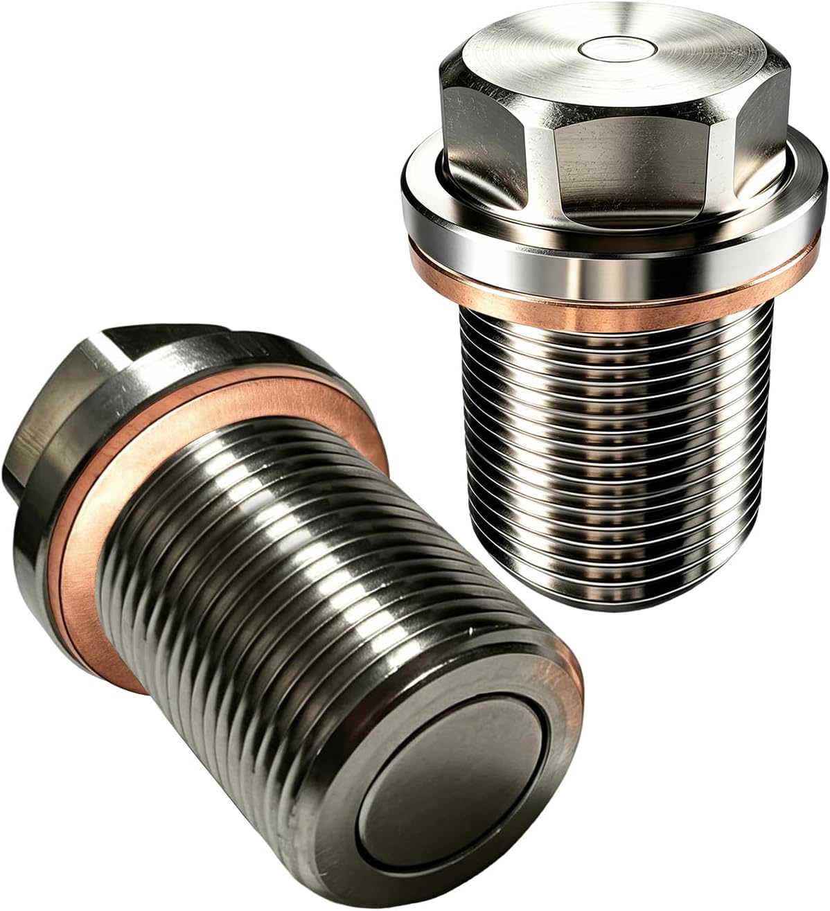Stainless Steel Magnetic Oil Drain Plug 32195AA021with Washer Crush 803916010 Compatible with Subaru 2017-2025 Forester,2016-2025 Crosstrek,2019-2025 Ascent Oil Drain Plug M16x1.5