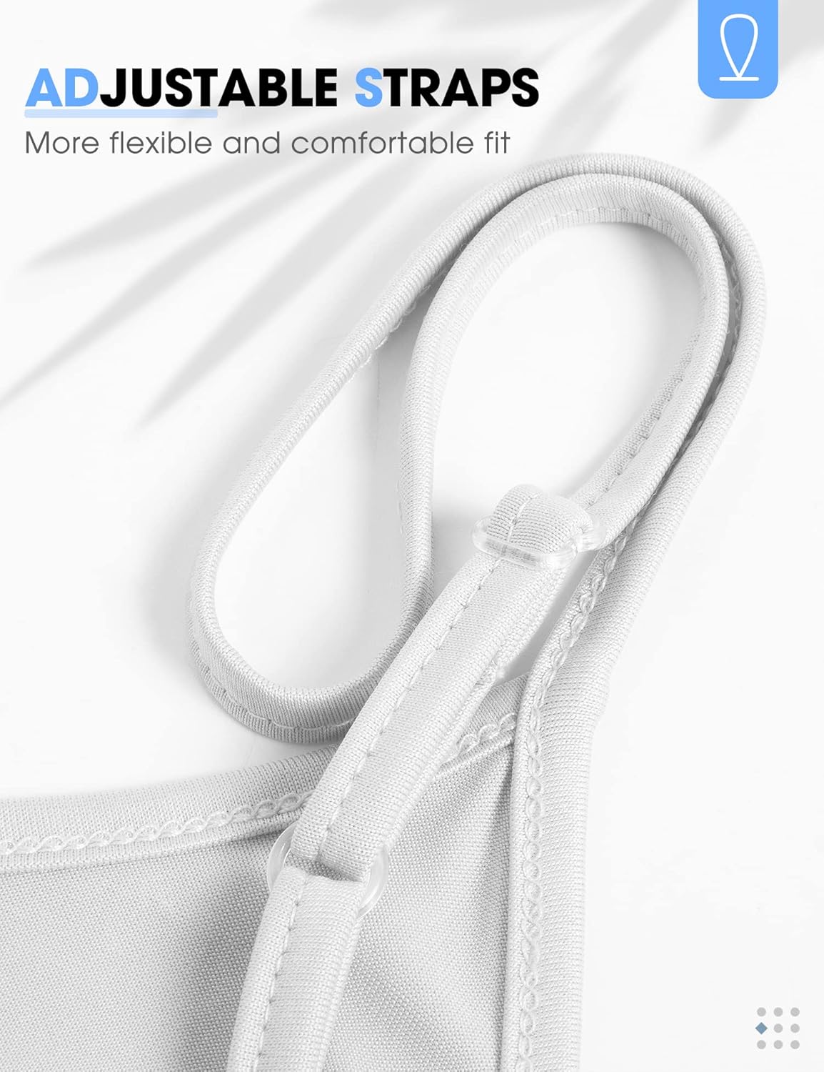 MANCYFIT Full Slip Dress for Women Spaghetti Strap Under Cami Slit Soft Sleeveless Nightgowns - Image 2