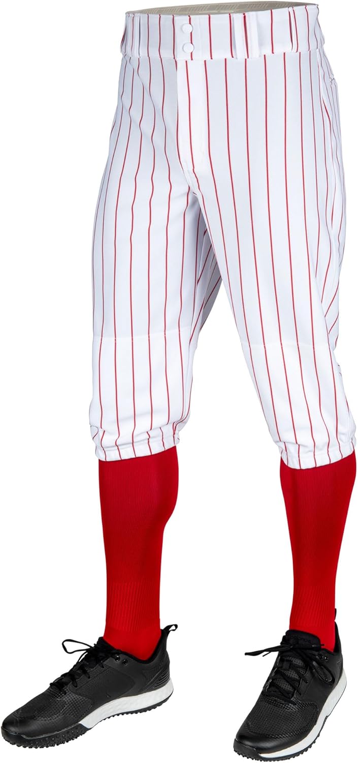 Champro Unisex-Adult Triple Crown 2.0 Baseball Knickers with Pinstripes