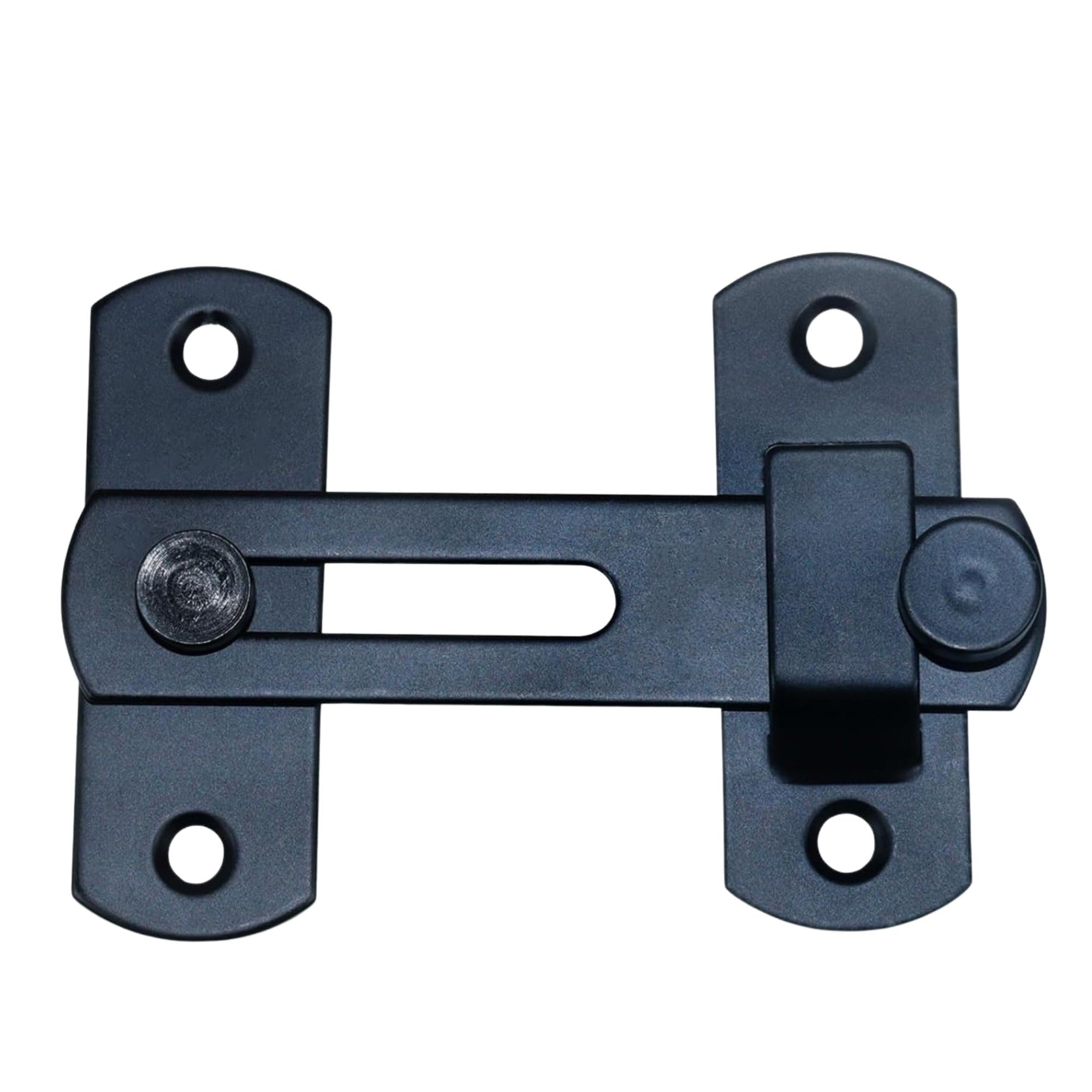 Stainless Steel Gate Latches Flip Safety Door Bolt Latch Lock Barn Door Latches Flip Tiberham Hasp Sliding Bolt Lock Bar Latch Gate Lock for Window Cabinet Pet Cage Crate Fitting Accessories