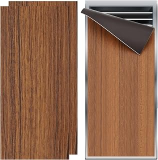 PATIKIL 11.5"x4.25" Magnetic Vent Cover, 2 Pack Floor Wall Air Registers Cover High Strength Magnetic Vent Blocker for Home RV HVAC Fireplace Furnace, Wood Grain Color
