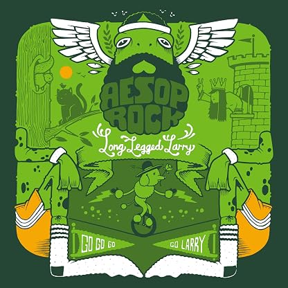 Long Legged Larry (Green 7") [Disco de Vinil] por Aesop Rock — capa do álbum