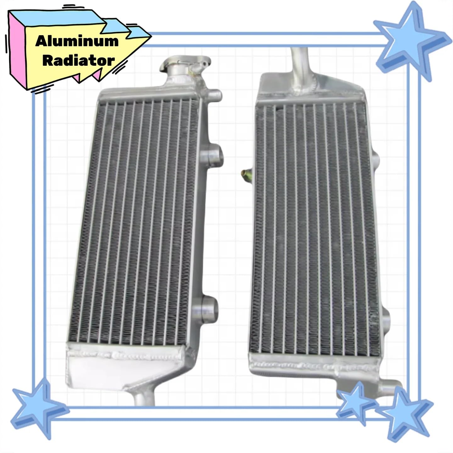 Intercooler samochodowy Pasuje do 400/450/525 MXC/EXC 2003 2004 2005 2006 2007 chłodnica aluminiowa chłodnica chłodząca płyn chłodzący