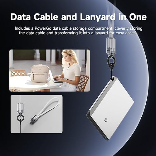 Miniatura 6 de Banco de energía inalámbrico 7000 mAh Powerbank inalámbrico 18 W PD carga rápida mini portátil magnético batería externa banco de energía para