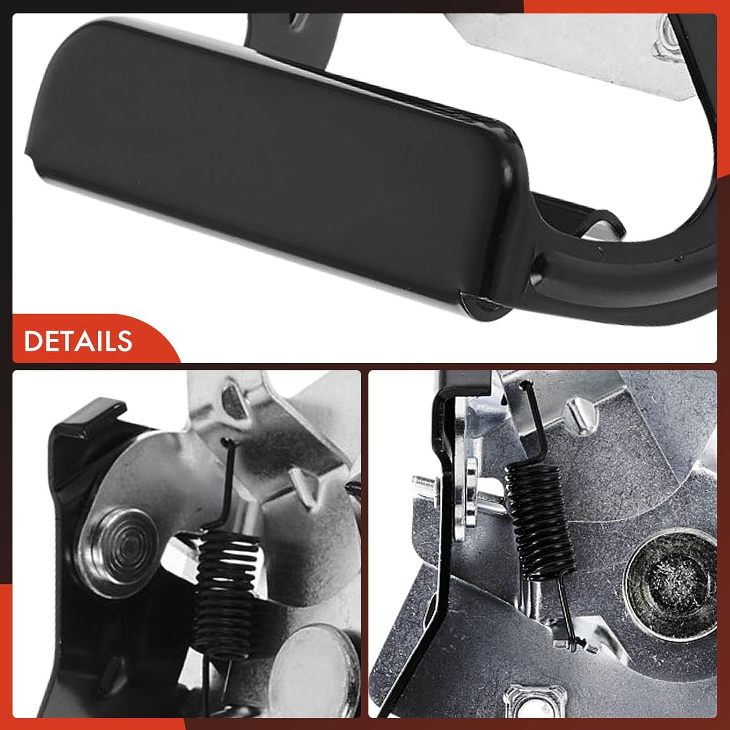 A-Premium Tailgate Handle Liftgate Latch Handle Compatible with Ford Ranger 1983-1992, Black, Replace# E9TZ9943400B