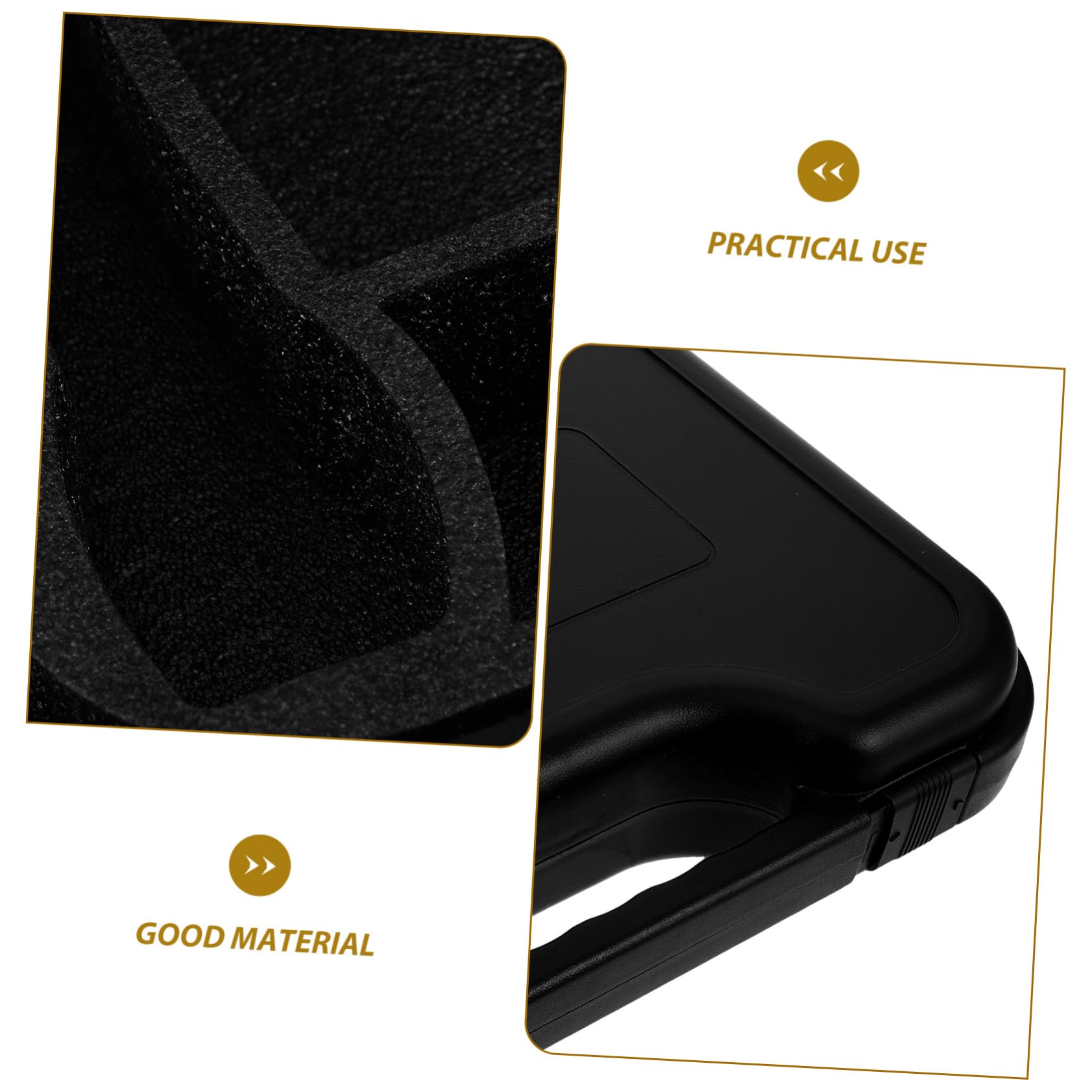 SUPVOX Boîtier De Microphone Plastique Étui De Transport Portable Pour Matériel Audio Protection Antichoc Pour Enregistrement