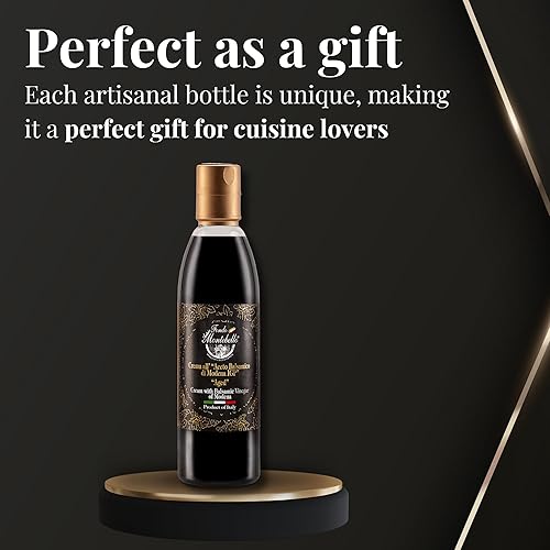 Miniatura 8 de Esmalte balsámico envejecido de 8.45 onzas líquidas (8.5 fl oz), llovizna de vinagre balsámico de alta densidad, crema con vinagre balsámico de
